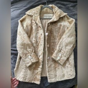 i.Magnin vintage champagne color coat